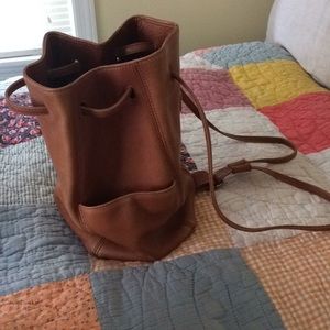 Vintage Coach leather bucket bag